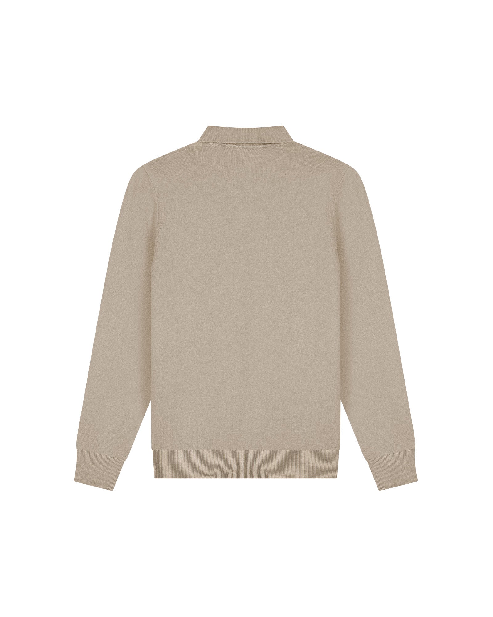 Malelions Men Knitted Longsleeve Polo | Sand