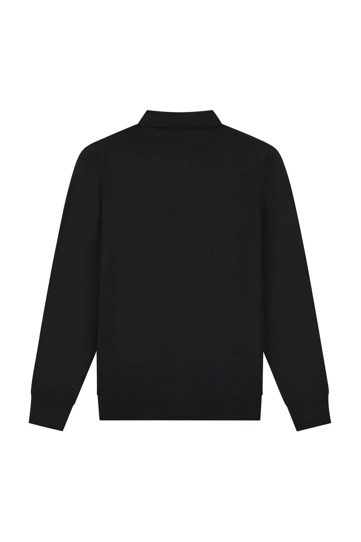 MM3-AW25-17_900_Malelions_Men_Knitted_Longsleeve_Polo_Black_Back.jpg