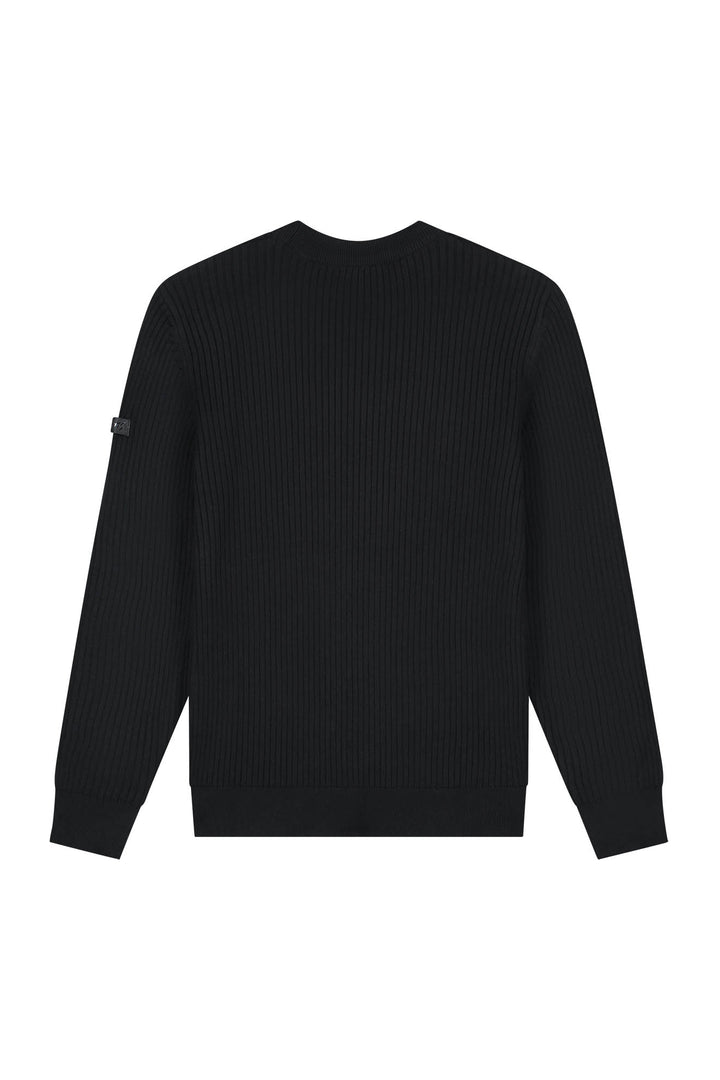MM3-AW25-18_900_Malelions_Men_Knitted_Rib_Sweater_Black_Back.jpg