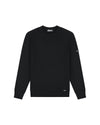  Malelions Men Knitted Rib Sweater | Black