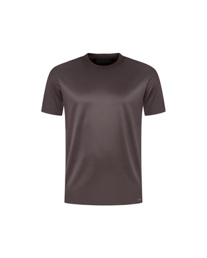 Malelions Men Mercerized T-Shirt | Mulch Brown