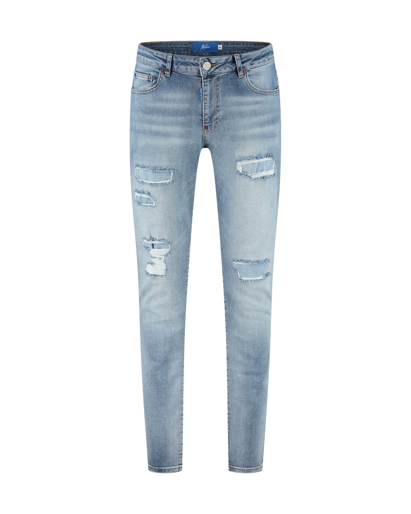 Malelions Men Slim Regular Jeans | Blue