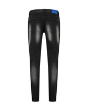 Malelions Men Slim Regular Jeans | Black Washed