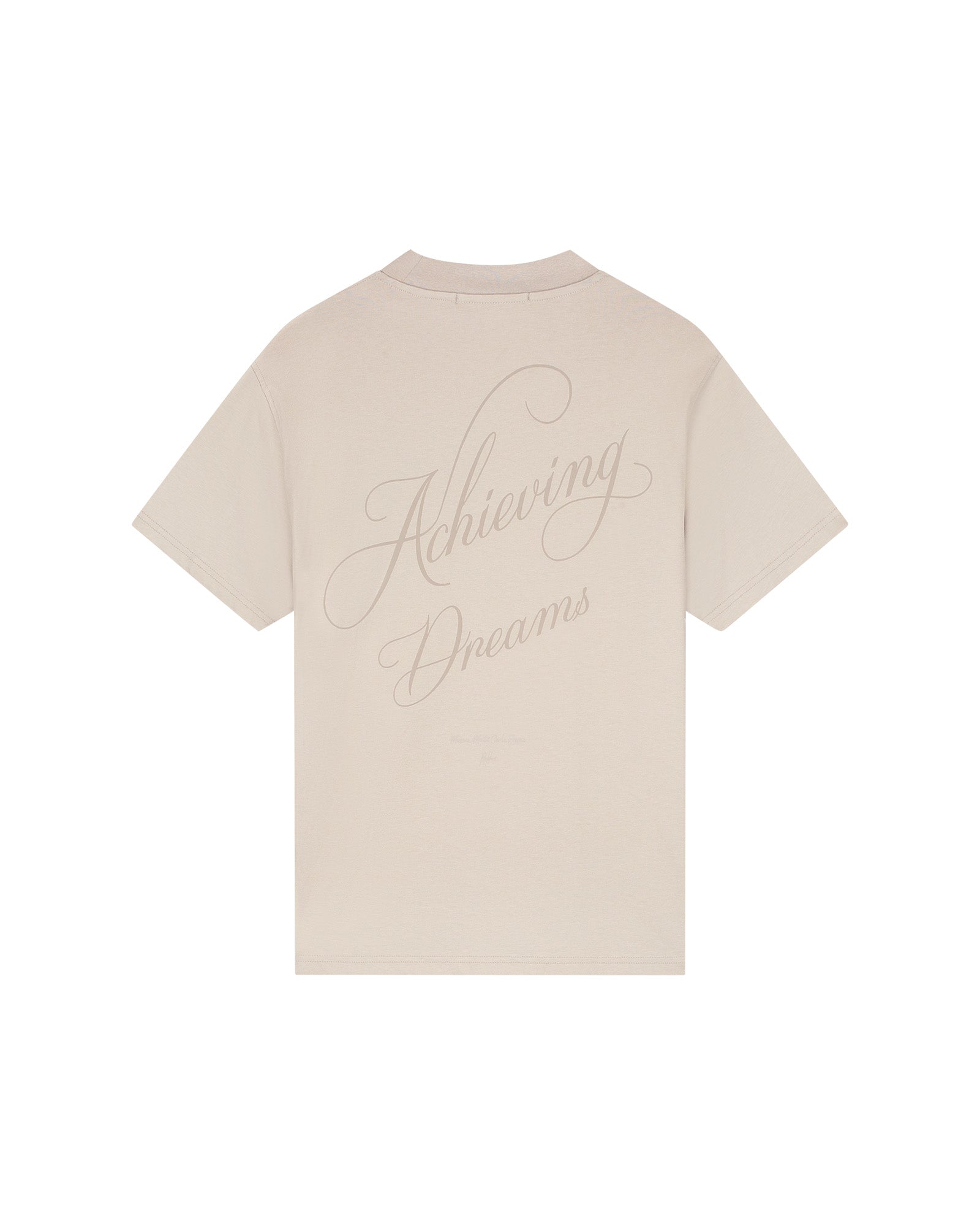 Malelions Men Achieving Dreams T-Shirt | Sand