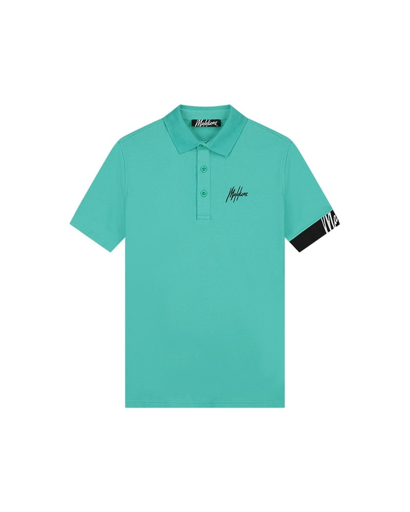  Malelions Men Captain Polo | Turquoise/Black