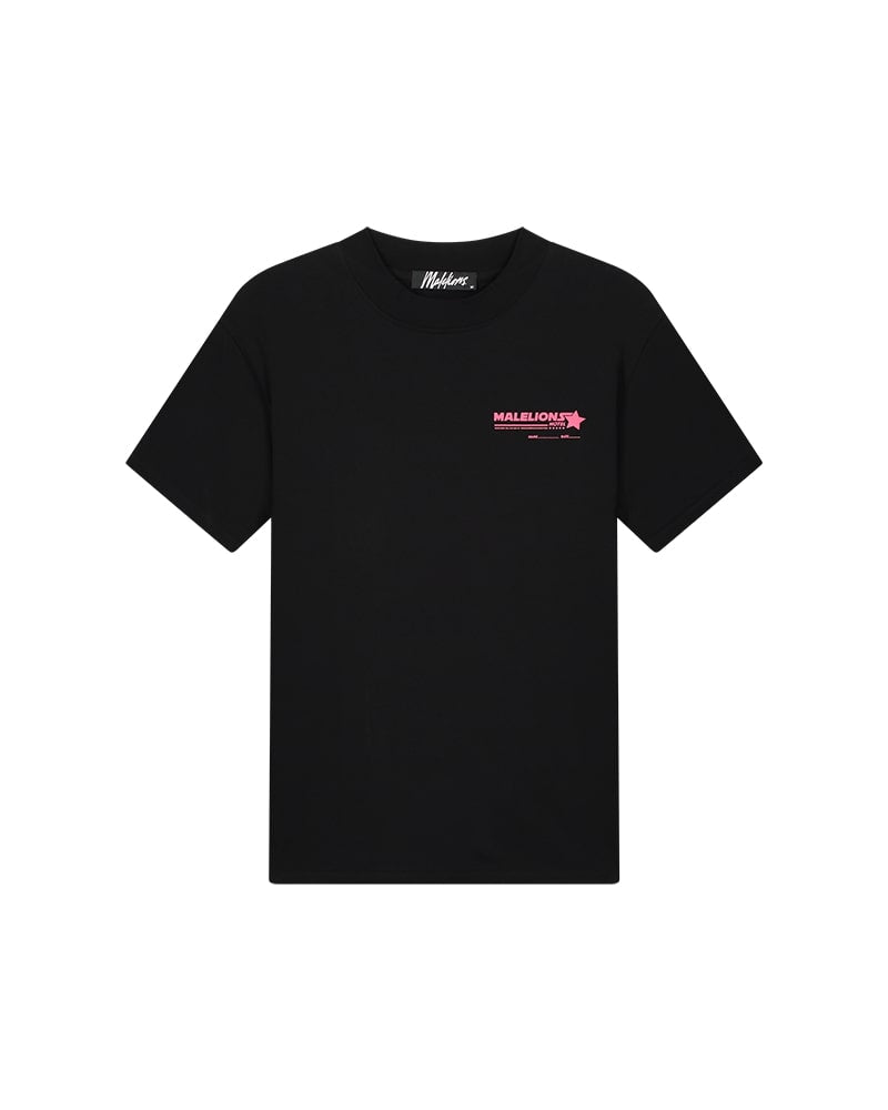  Malelions Men Hotel T-Shirt | Black/Pink