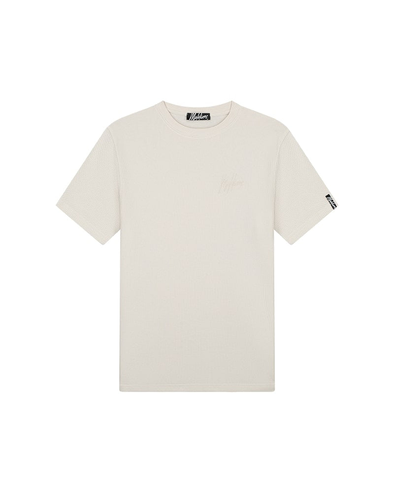  Malelions Men Signature Waffle T-Shirt | Off-White