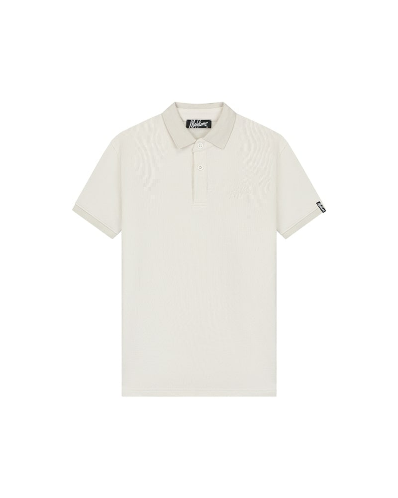  Malelions Men Signature Waffle Polo | Off White