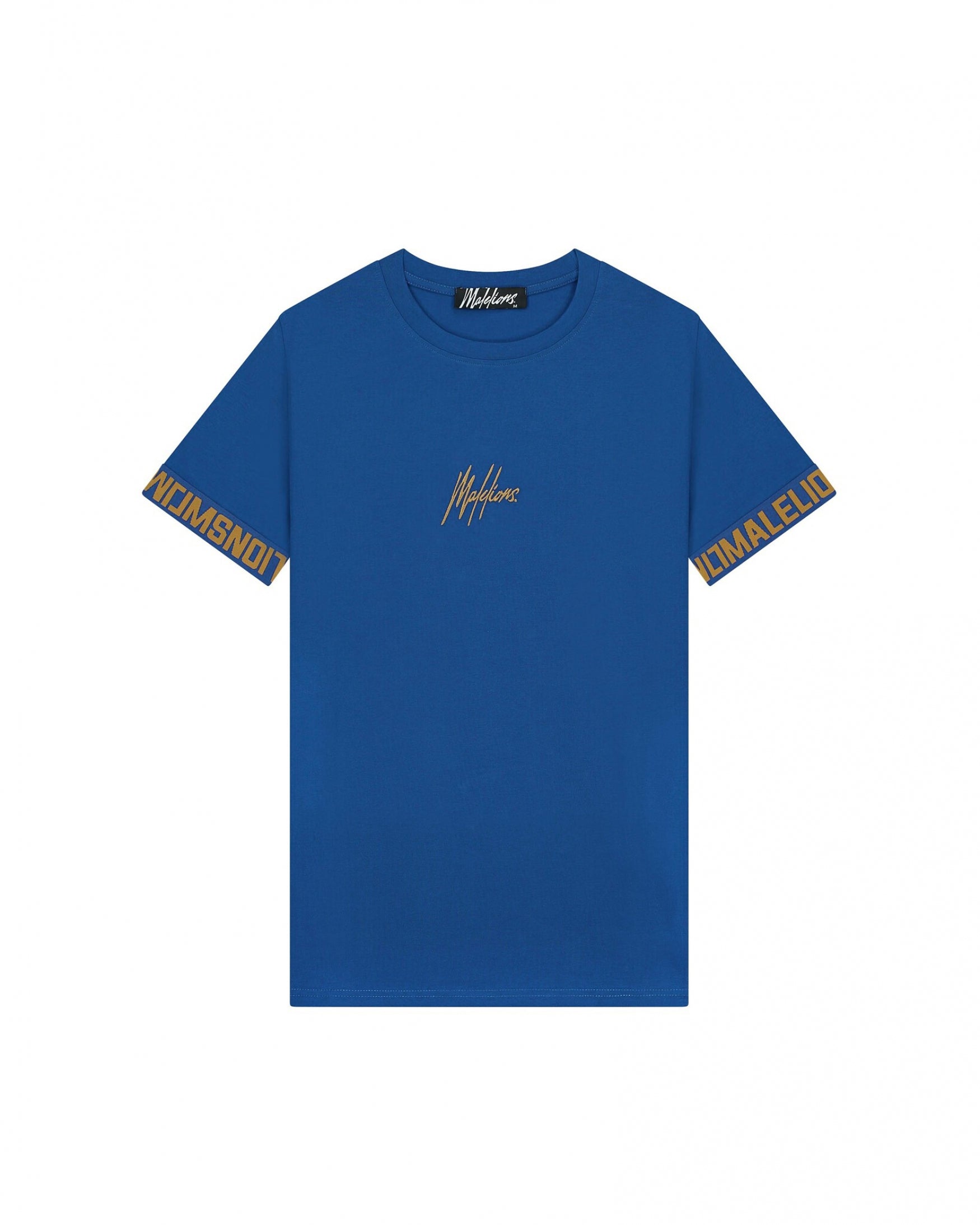  Malelions Men Venetian T-Shirt | Cobalt/Gold