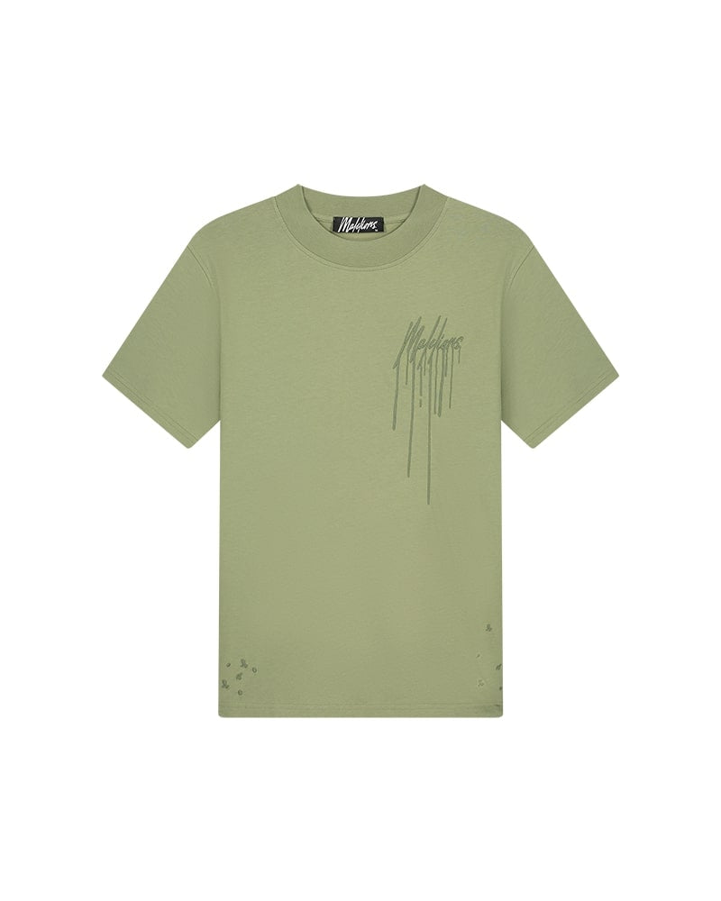  Malelions Men Painter T-Shirt | Sage Green