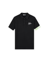  Malelions Men Captain Polo | Black/Light Green
