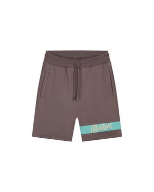 Malelions Men Captain Shorts | Stone Brown/Bright Blue