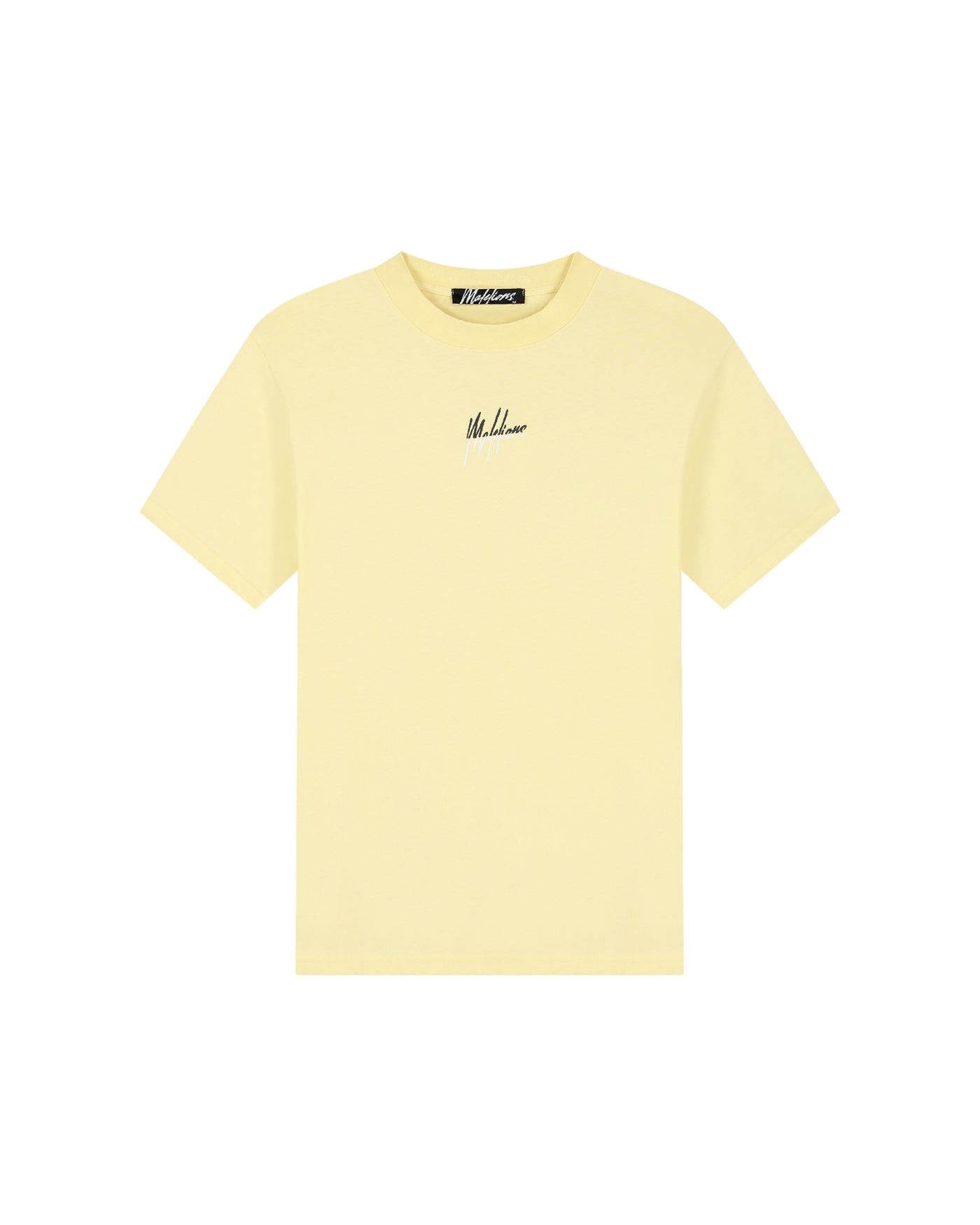 Malelions Men Split T-Shirt | Light Yellow