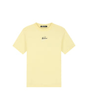 Malelions Men Split T-Shirt | Light Yellow
