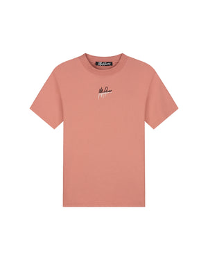 Malelions Men Split T-Shirt | Coral