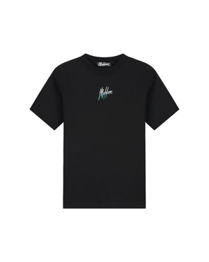 Malelions Men Split T-Shirt | Black