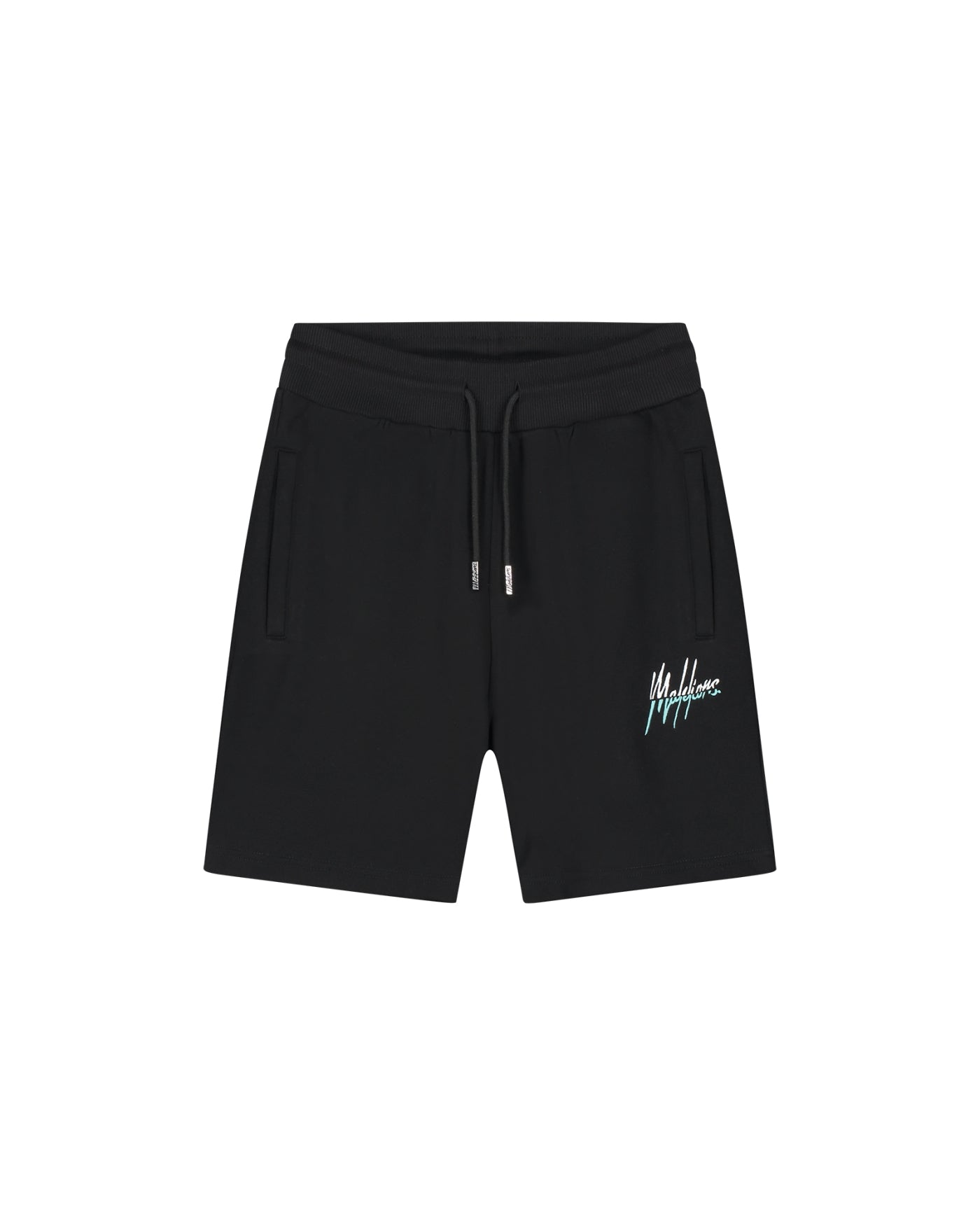 Malelions Men Split Short | Black/Bright Blue