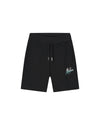  Malelions Men Split Short | Black/Bright Blue