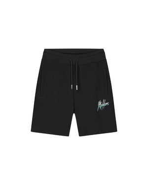 Malelions Men Split Short | Black/Bright Blue