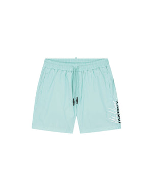Malelions Men Split Swim Shorts | Bright Blue