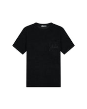 Malelions Men Signature Towelling T-Shirt | Black