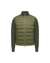  Malelions Men Knitted Hybrid Jacket | Vintage Green
