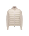  Malelions Men Knitted Hybrid Jacket | Light Taupe