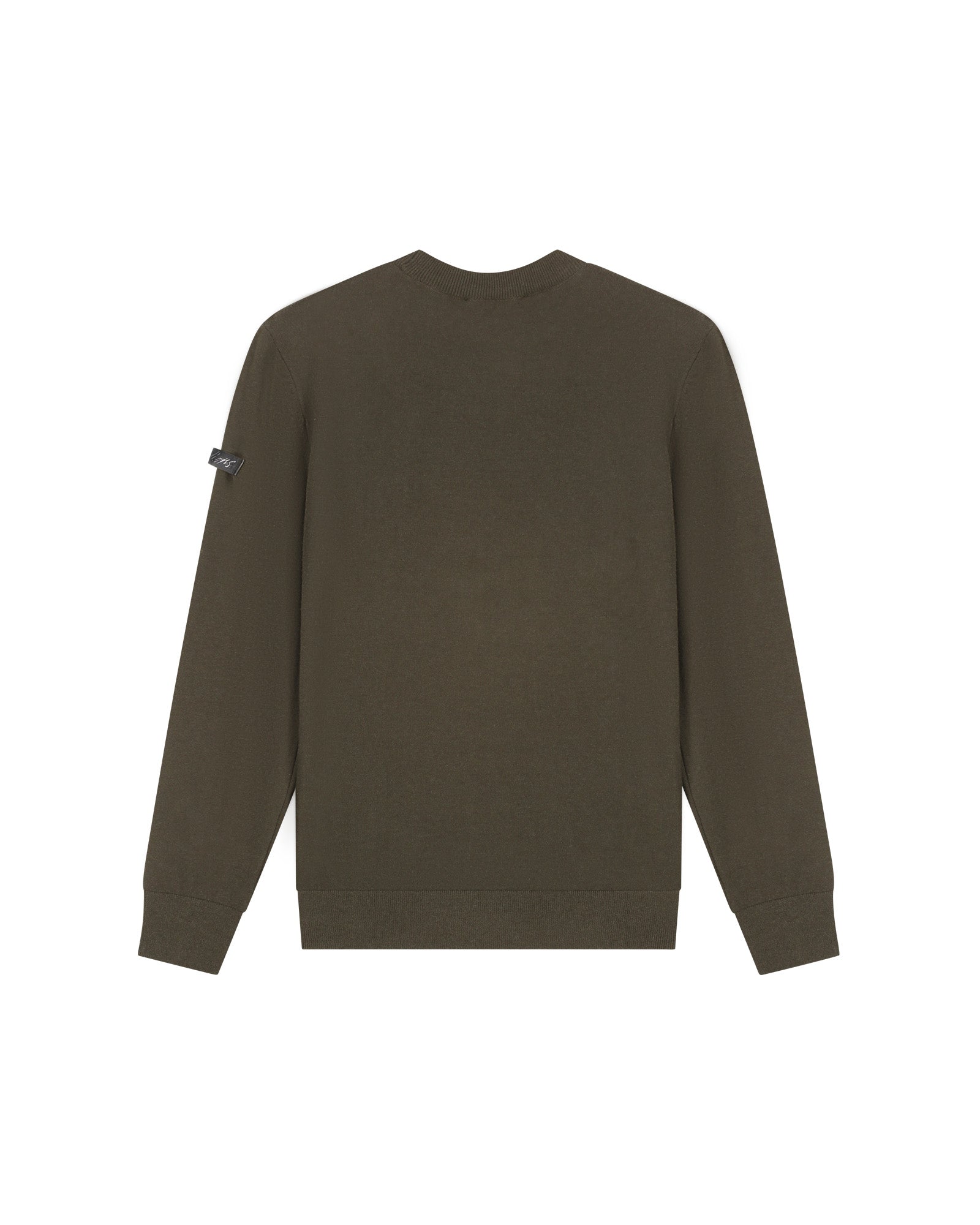 Malelions Men Knitted Crewneck | Vintage Green