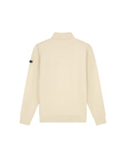 Malelions Men Knitted Longsleeve Zip Polo | Light Taupe