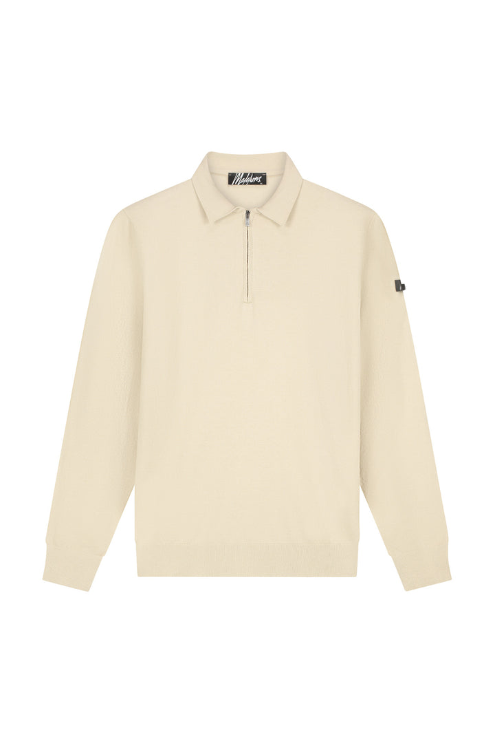 MMA20026009_50014_Malelions_Men_Knitted_Longsleeve_Zip_Polo_Light_Taupe_Front.jpg