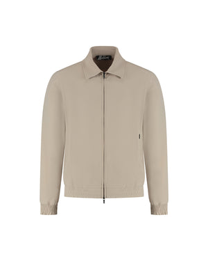 Malelions Men Technical Zip Jacket | Light Taupe