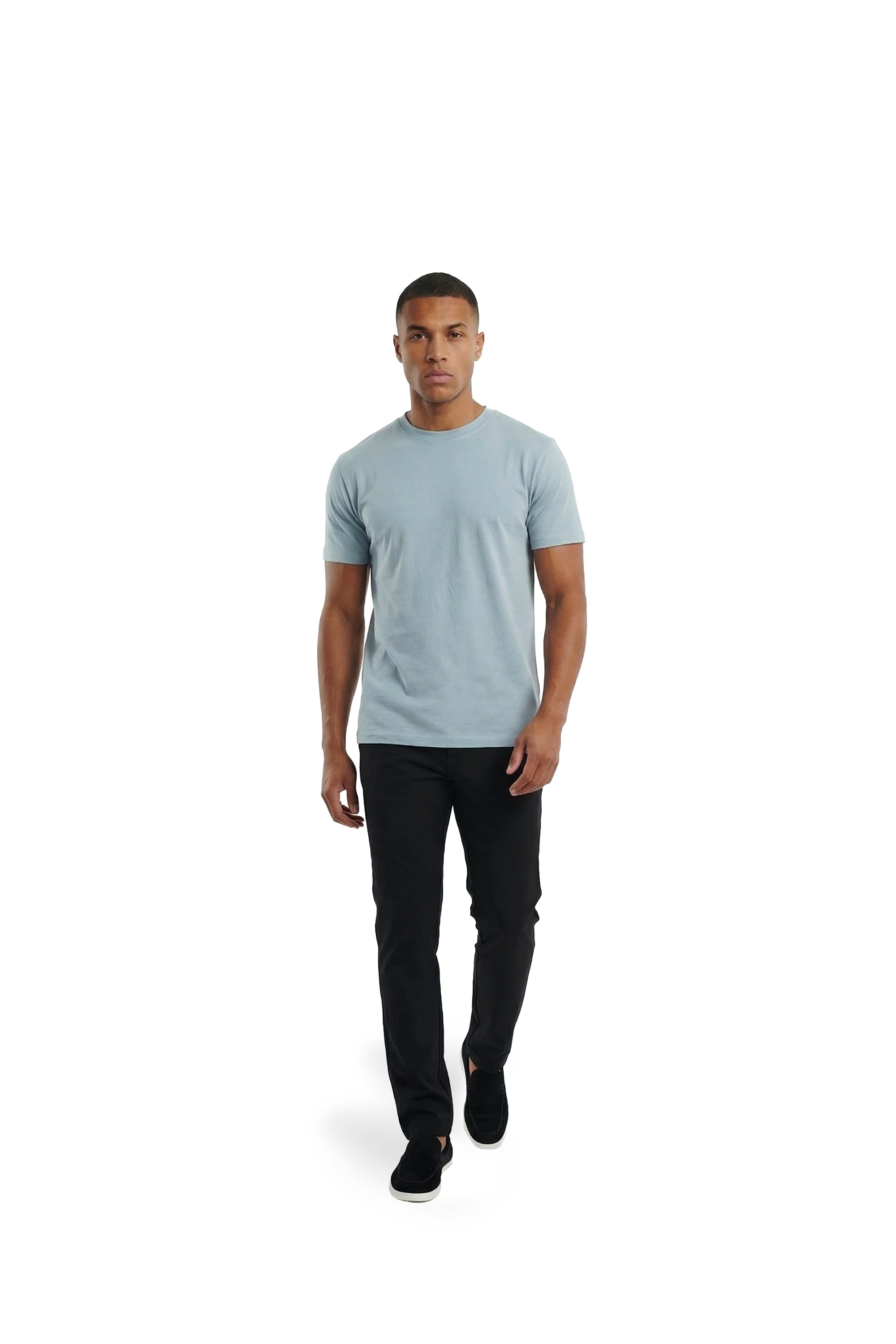 Malelions Men Luxury T-Shirt | Ice Blue