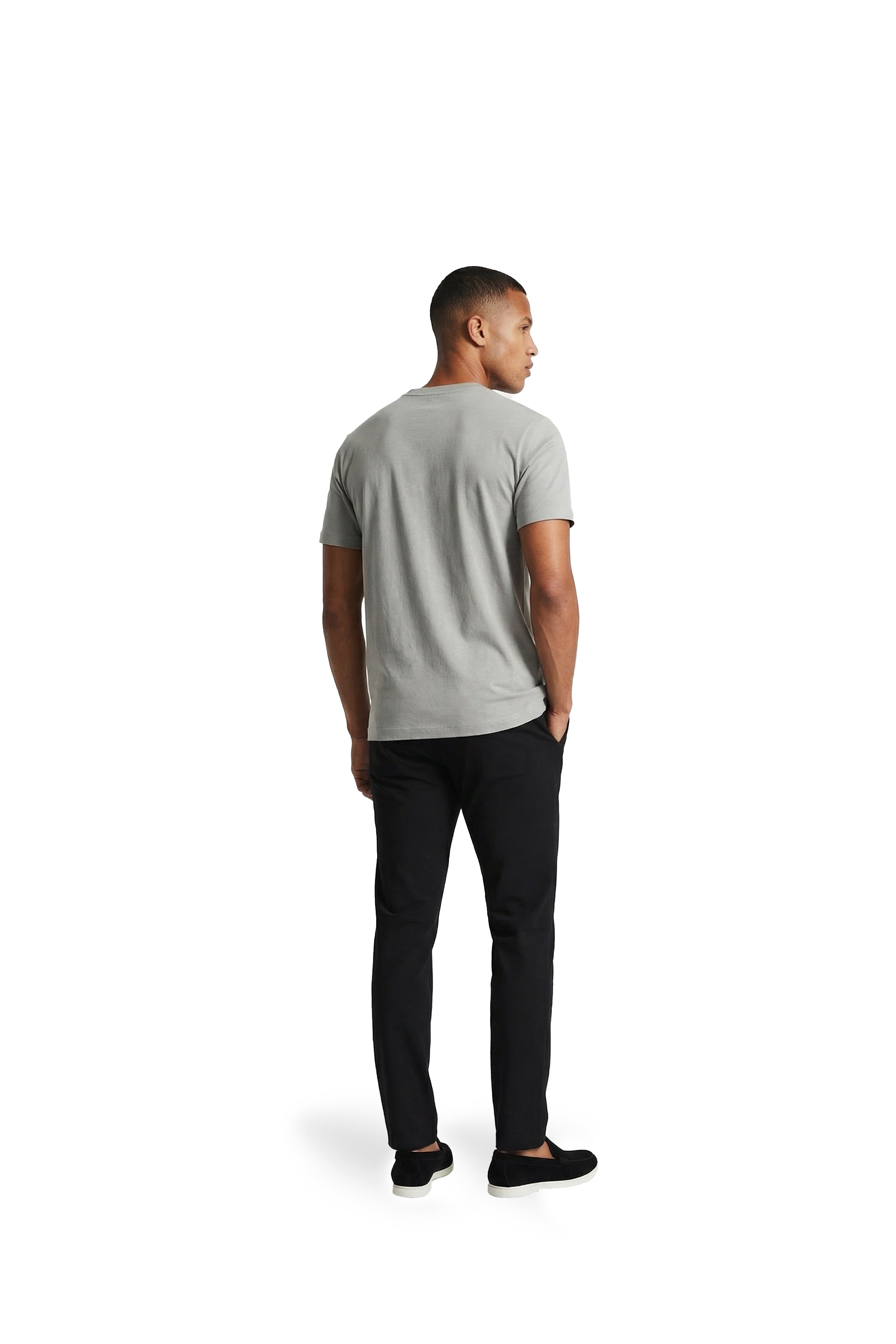 Malelions Men Luxury T-Shirt | Pearl Grey