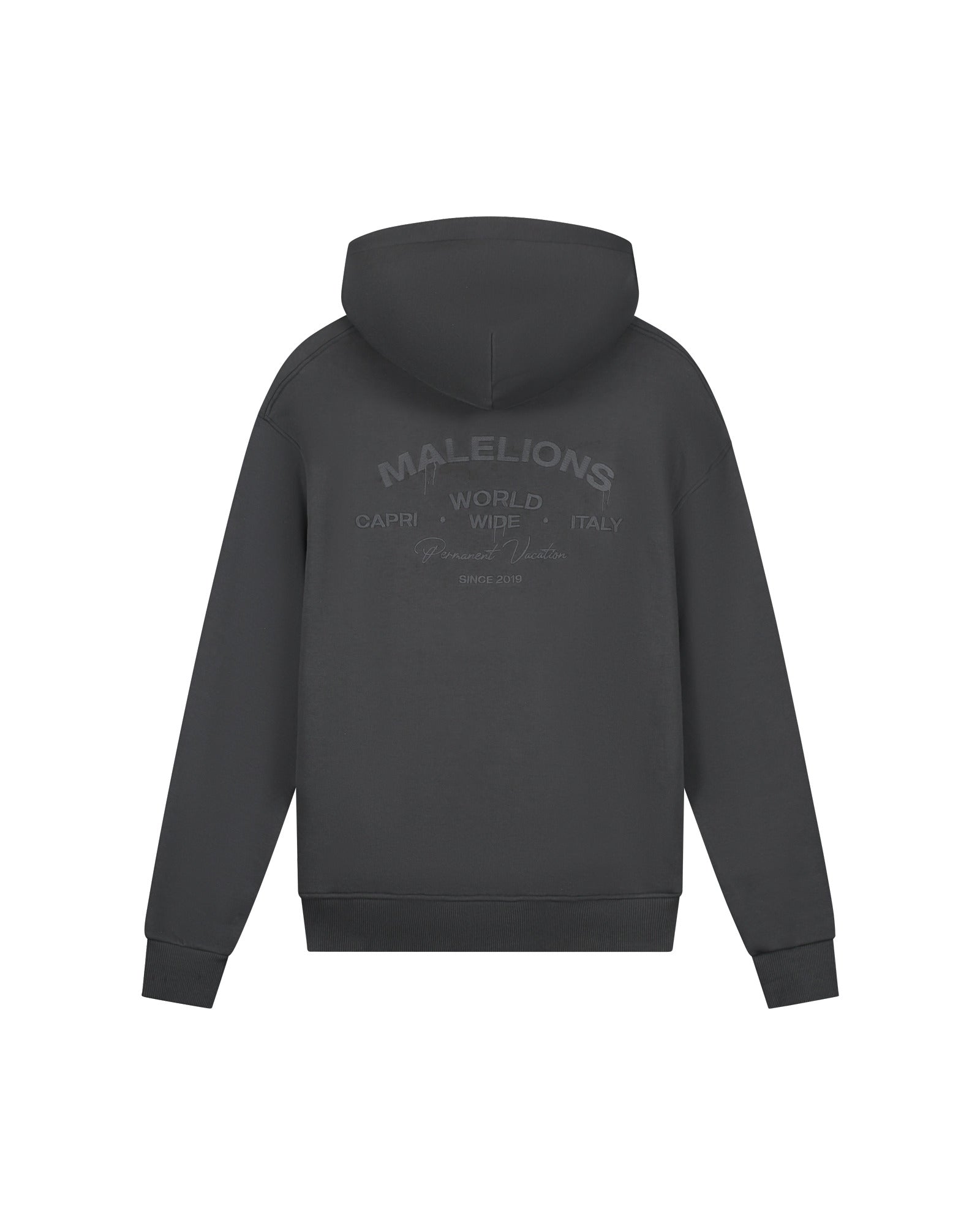 Malelions Men Permanent Vacation Zip Hoodie | Antra