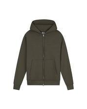 Malelions Men Permanent Vacation Zip Hoodie | Vintage Green