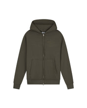 Malelions Men Permanent Vacation Zip Hoodie | Vintage Green