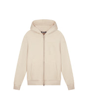 Malelions Men Permanent Vacation Zip Hoodie | Light Taupe