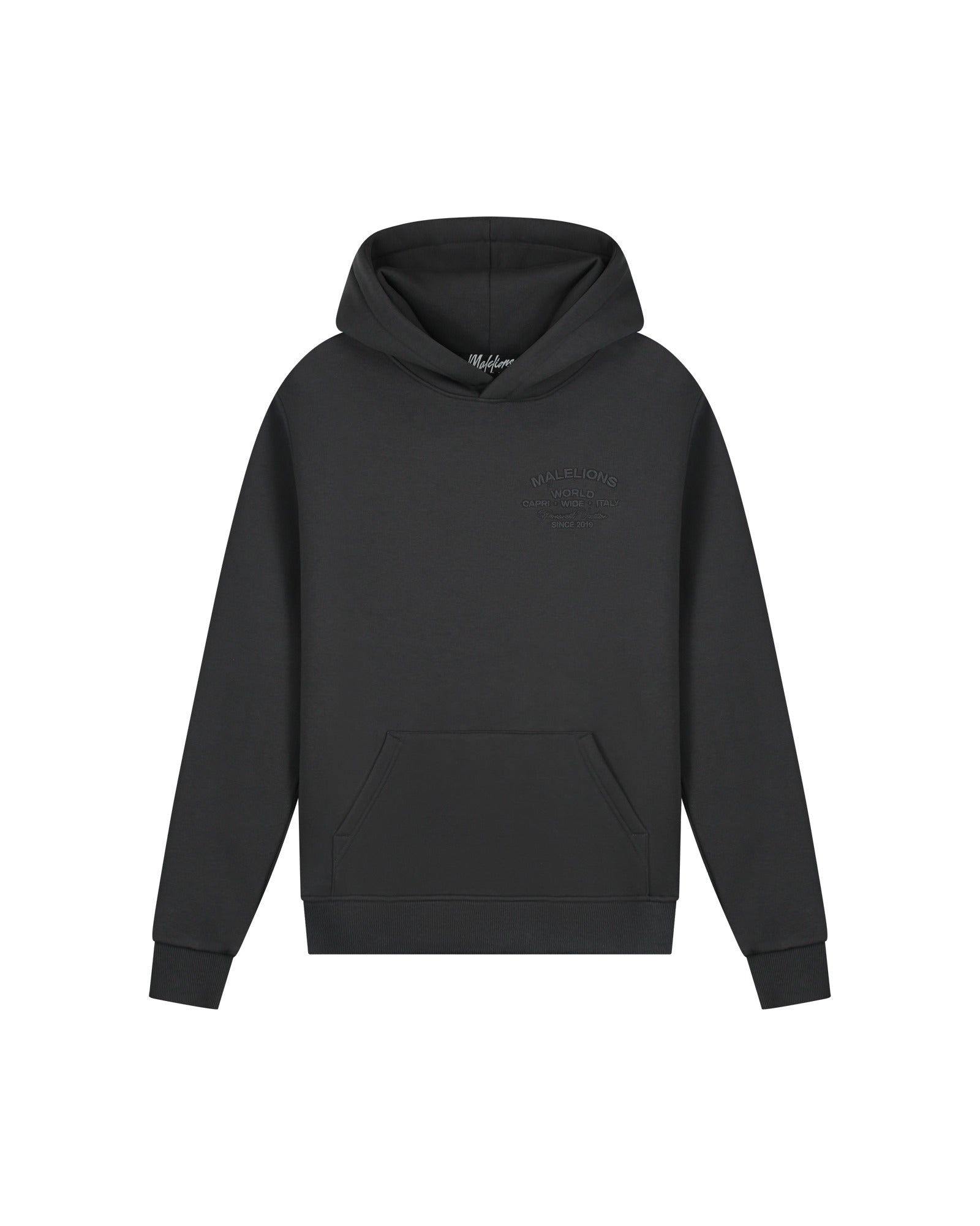 VR × MARINE HOODIE COL：BLACK Mystic Fury Neo Hoodie 3/2 Zwart Neopreen & wind jas - Telstar Surf