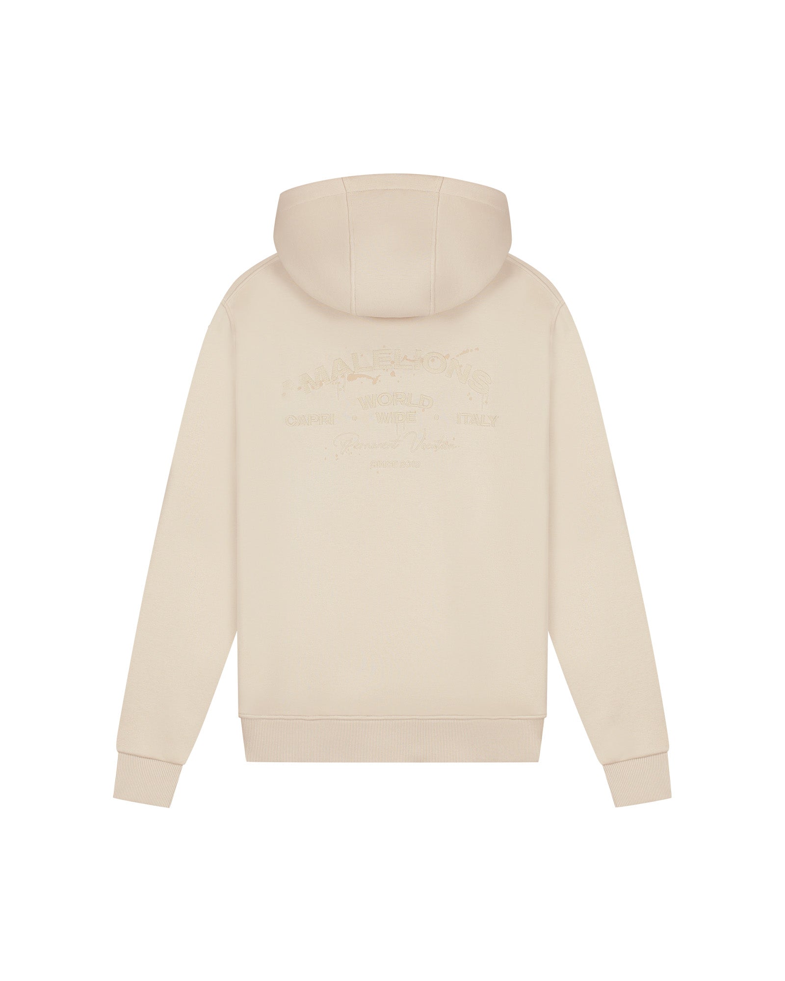 Malelions Men Permanent Vacation Hoodie | Light Taupe