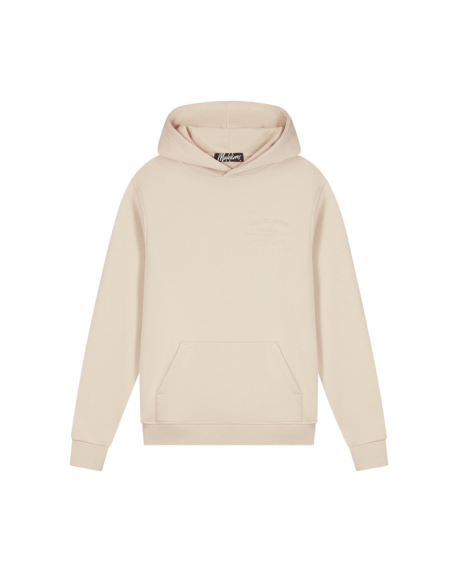 Malelions Men Permanent Vacation Hoodie | Light Taupe