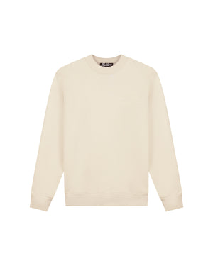 Malelions Men Permanent Vacation Sweater | Light Taupe