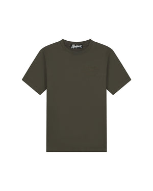 Malelions Men Permanent Vacation T-Shirt | Vintage Green