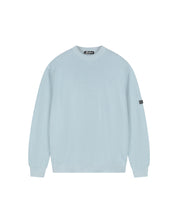 Malelions Men Heavyweight Knitted Sweater | Ice Blue