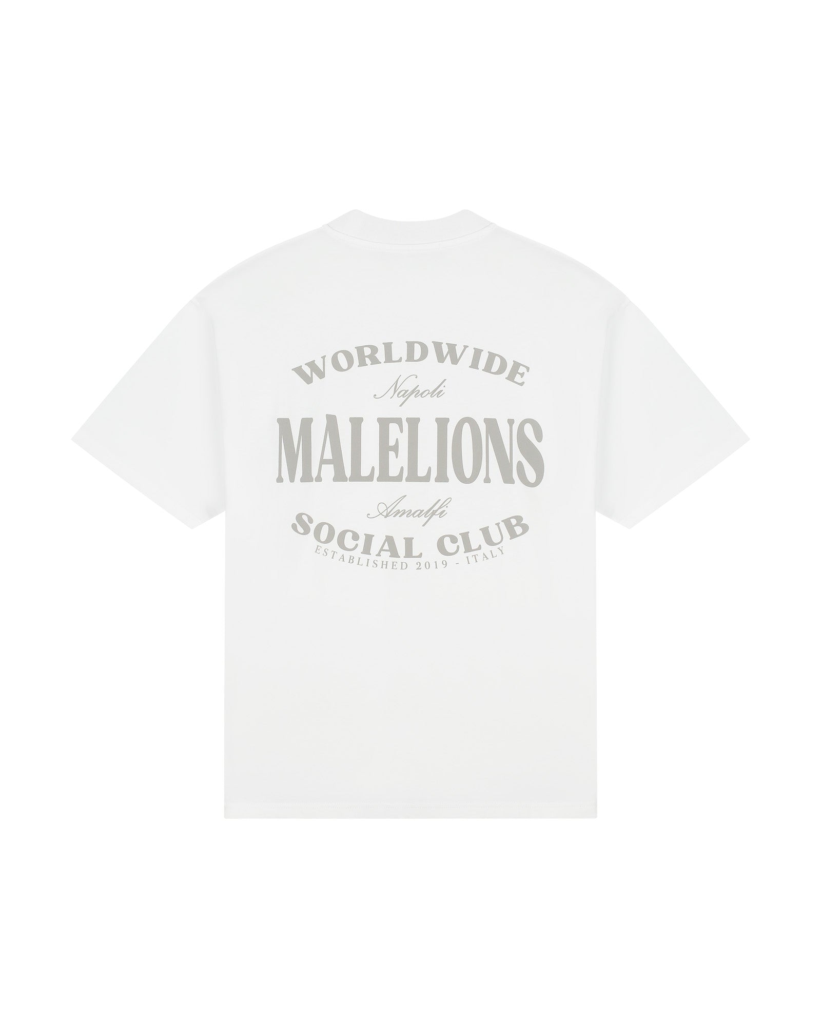 Malelions Men Social Club T-Shirt | White