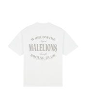 Malelions Men Social Club T-Shirt | White