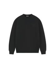 Malelions Men Oversized Emblem Knitted Sweater | Black