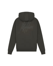 Malelions Men Striped Signature Hoodie | Vintage Green