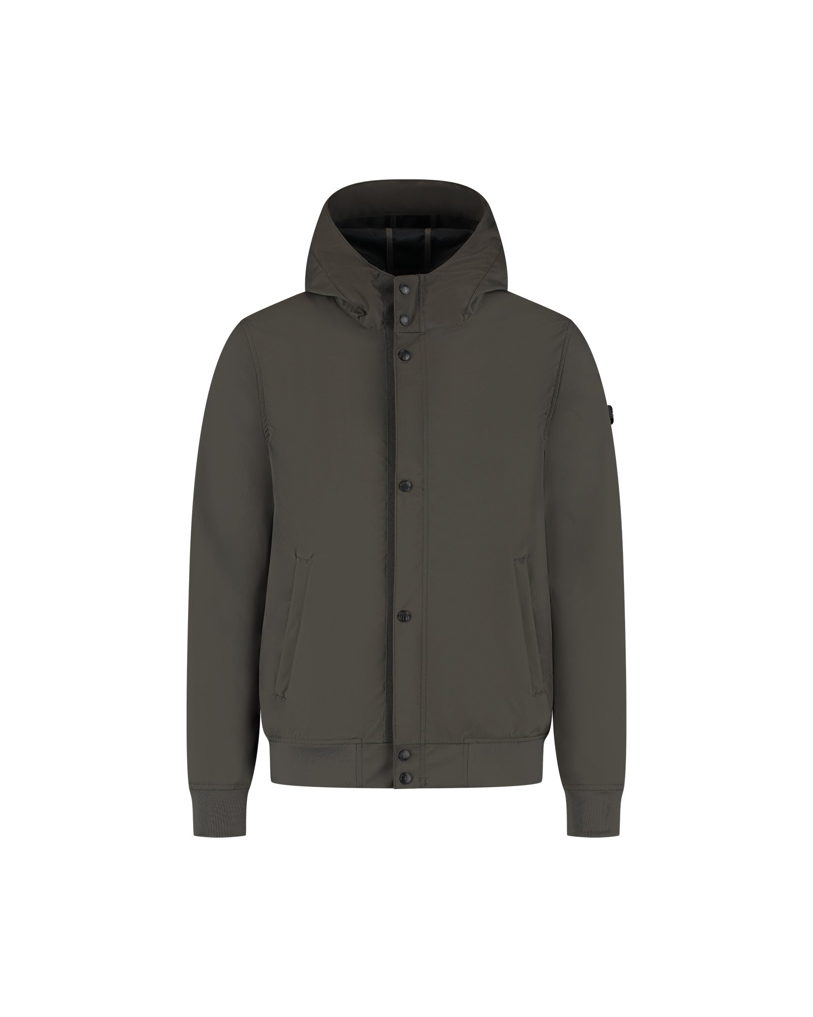 Malelions Men Placket Softshell Jacket | Vintage Green