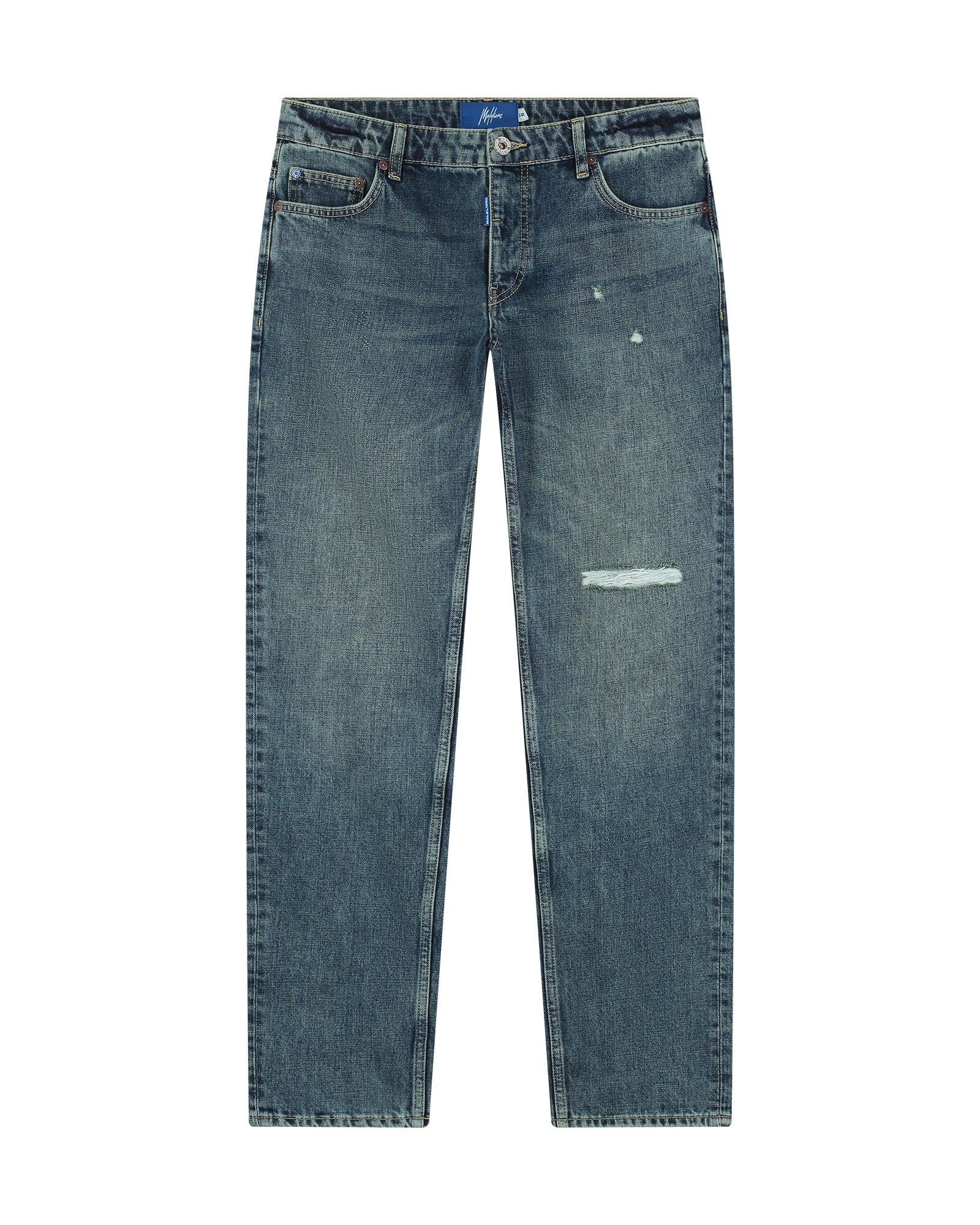 Malelions Men Straight Fit Denim | Dark Blue