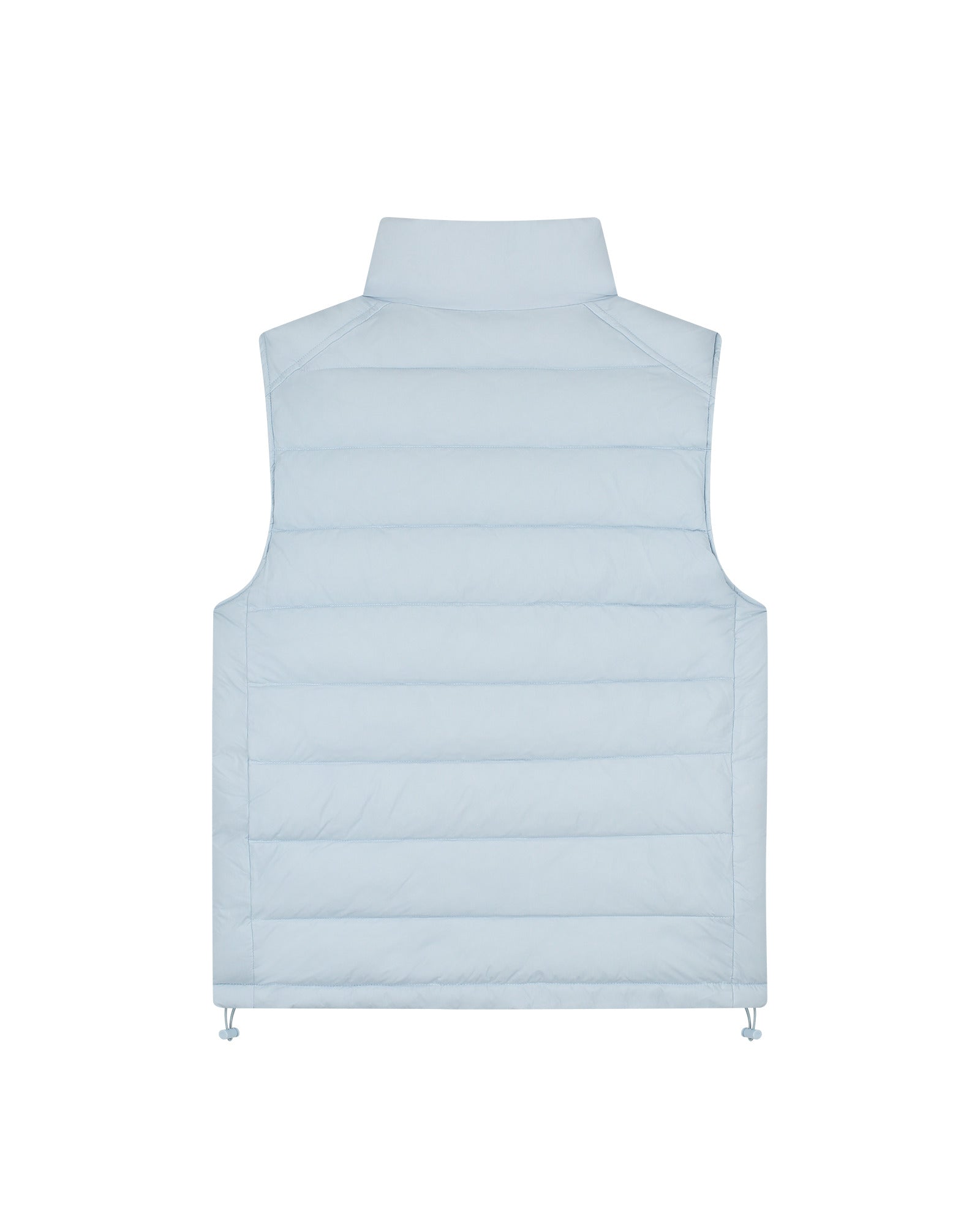 Malelions Men Placket Padded Vest | Ice Blue